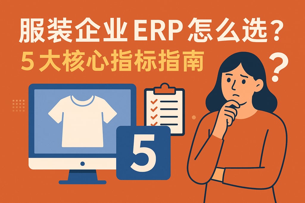 服装企业 ERP 怎么选？5 大核心指标指南
